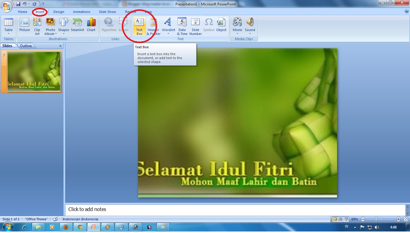 Tutorial membuat kartu ucapan selamat hari raya idul fitri 