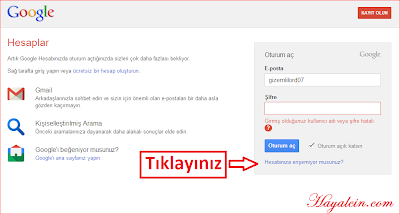 Hacklenen /Çalınan Gmail Hesabı Nasıl Kurtarılır