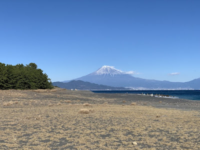 三保の松原から見る富士山