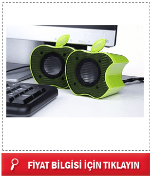 Mini Apple Speaker - Elma Hoparlör