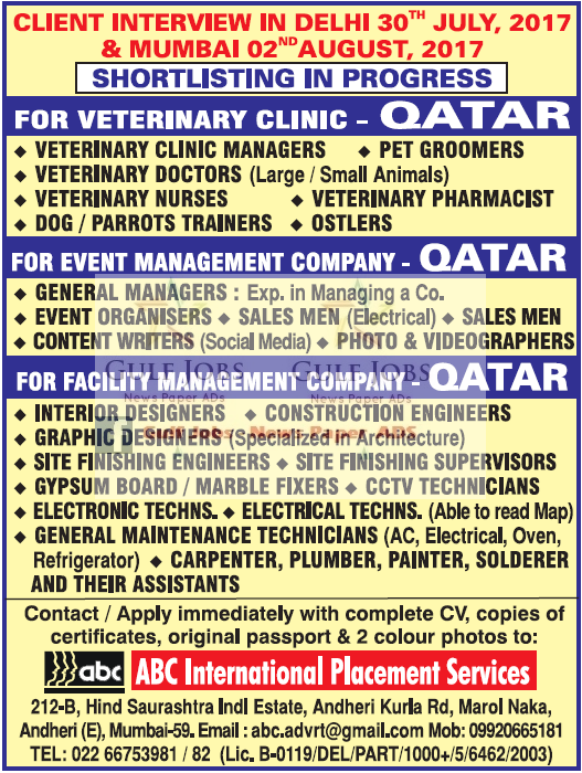 Large Job Opportunities for Qatar