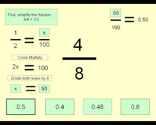 4/8 converts to 0.5 © Katrena