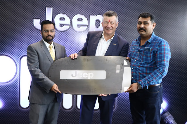 Mr.Kevin Flynn President and Managing Director FCA India Inaugurated India's first Jeep Destination Store in Ahmedabad