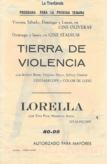 Tierra de Violencia - Programa de Cine - Robert Ryan - Virginia Mayo