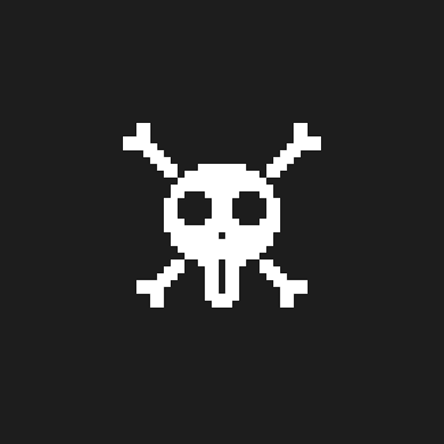 Usop Pirates Jolly Roger Pixel