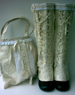 Victorian Spats and Purse