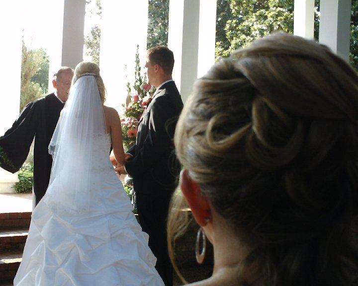  ALL THE WAY DOWN THE AISLE AND THROUGH THE WEDDINGHA BRIDE AND GROOM