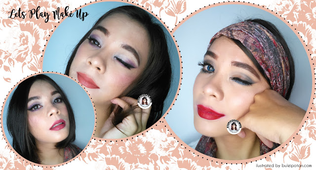 Make Up dengan eyeshadow Sariayu Krakatau