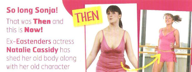 Natalie Cassidy Then and Now Workout - Back of DVD box