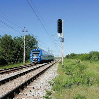 EN57-1218 i EN63a-024 na 6 km linii kolejowej 61
