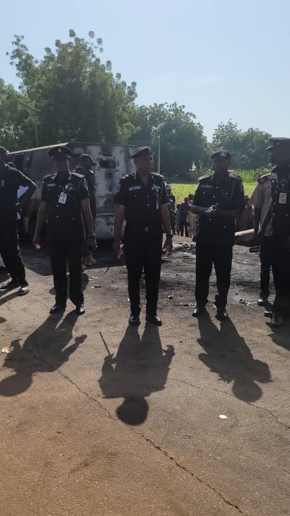 Three Police Escorts, 3 Others Burnt To Death As Petrol Smuggling Vehicle Rams Into Bullion Van In Kebbi