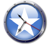 علم الصومال  Somalia flag clock