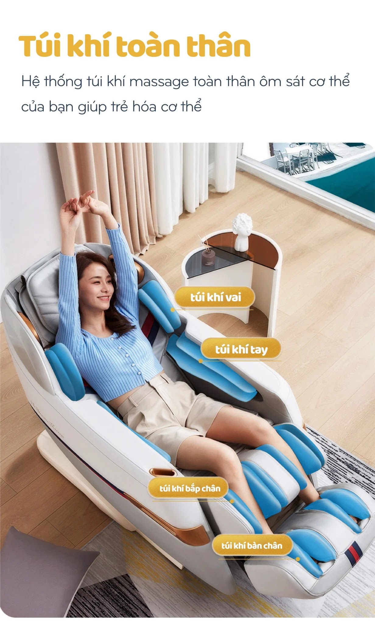 GHẾ MASSAGE OKINAWA OS - 950