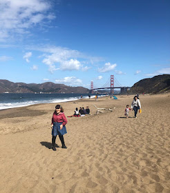 Vue idéale sur le Golden Gate Bridge à Baker Beach