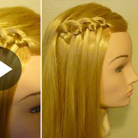 How To Make Easy Flip Knot Waterfall Feather Braid Hairstyle, See Tutorial