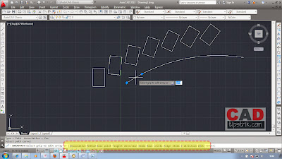 Pengunaan Path Array Pada AutoCAD