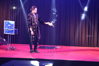 magician HASAN RIZVI performing at Tracon silver jubilee celebrations