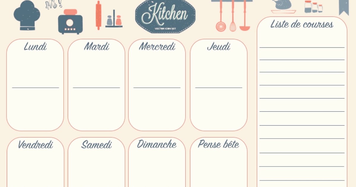 La vie ordinaire d'une bretonne: { FREE PRINTABLE } Menu à imprimer