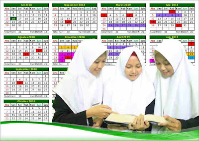  Direktur Jenderal Pendidikan Islam Kemenag kembali merilis regulasi terkait Kalender Pend Kalender Pendidikan Madrasah 2018/2019 Dirjen Pendis