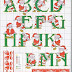 Abecedario papa Noel navidad