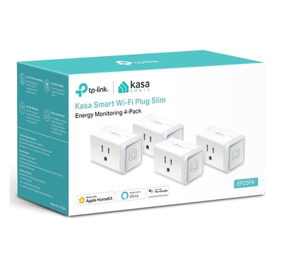 Kasa Smart Plug Mini 15A (EP25P4) for $37.58 ($12.41 off)