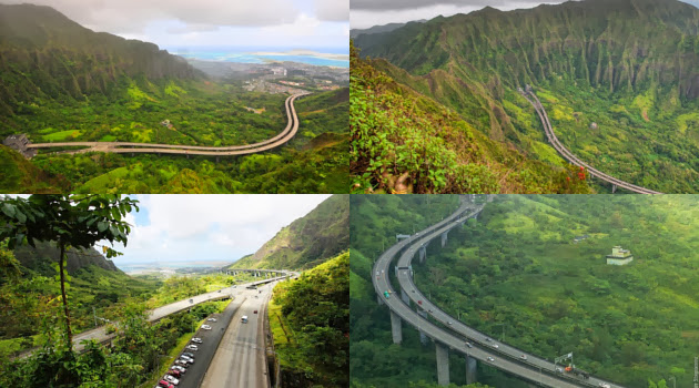 Jalan Tol Paling Keren dan Ekstrim di Hawaii
