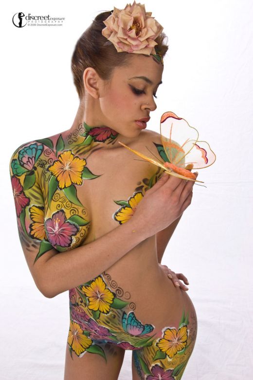 body paint art