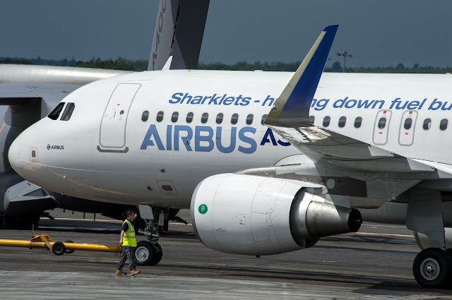 Airbus A320 With Sharklet Wing-Tip