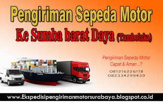 EKSPEDISI PENGIRIMAN MOTOR SURABAYA SUMBA BARAT DAYA