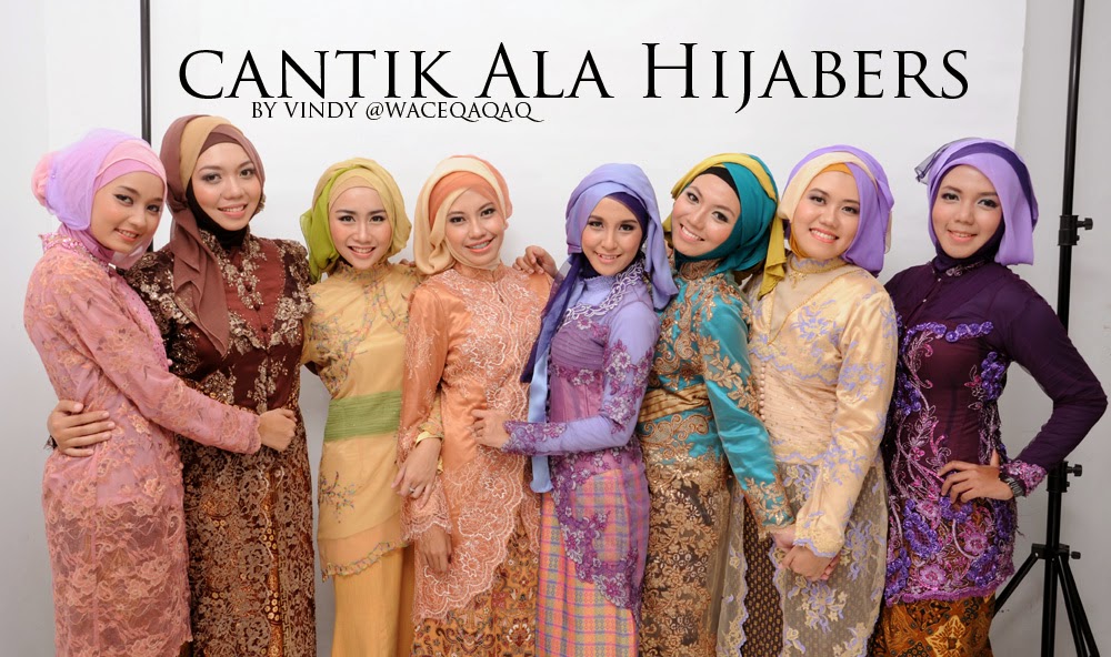 Kebaya wisuda modern berkerudung