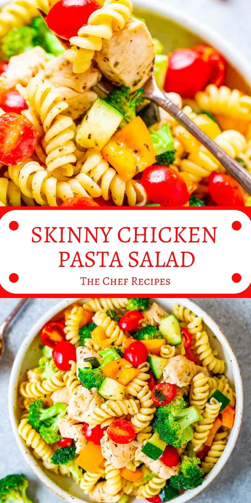 SKINNY CHICKEN PASTA SALAD