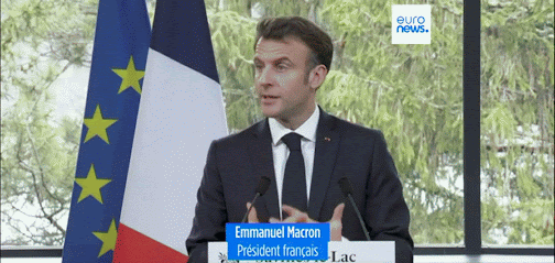 le Président français Emmanuel Macron