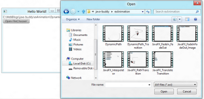 JavaFX 2.0 FileChooser