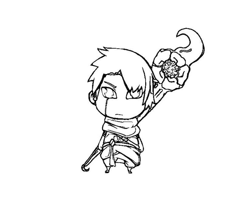 Printable Yagura 3 Coloring Page