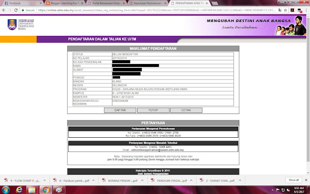 Permohonan Surat Tawaran Uitm - Selangor s