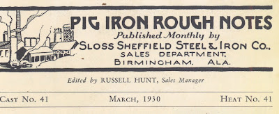 Pig Iron Rough Notes