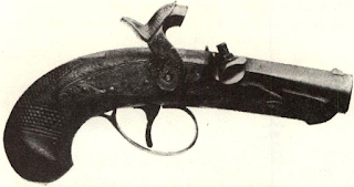 Derringer pistol used in the assassination of Lincoln,