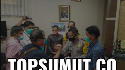 Wakapolres Samosir Menerima Kunjungan Jurnalis di Makopolres Samosir