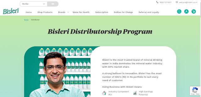 bisleri distributorship