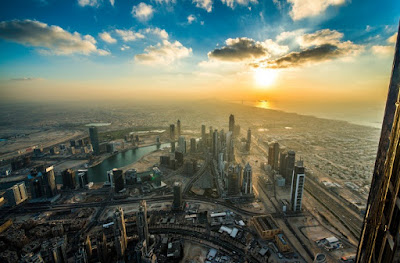 Sunset di Burj Khalifa