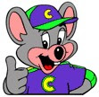 Chuck E. Cheese... where an adult can have a migraine!