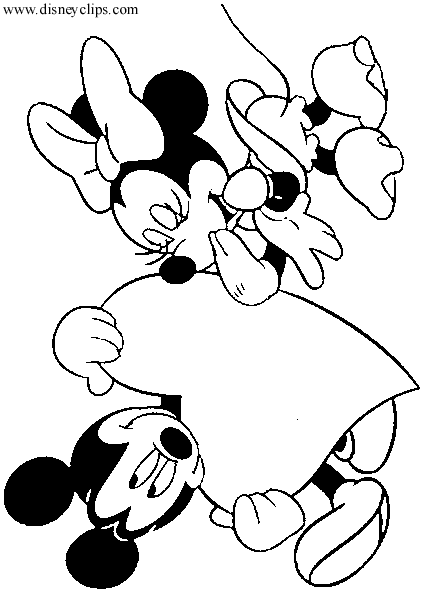 Valentines Coloring Pages Disney 5