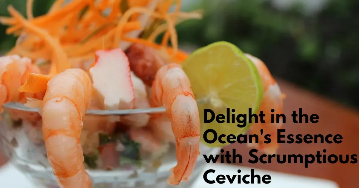 ceviche, flavors, ocean, seafood