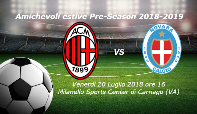 Milan vs Novara full match replay