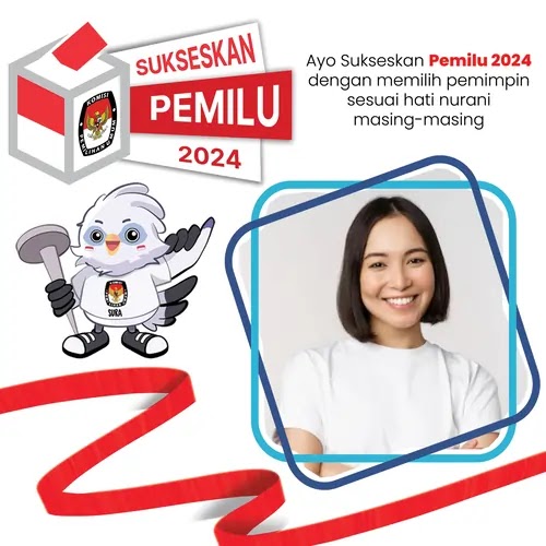 twibbon pemilu 2024 online gratis dan terbaru