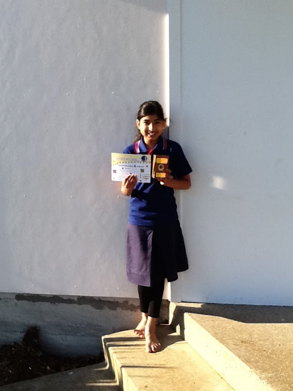 Well done to Samantha! Star Pupil for week 1.