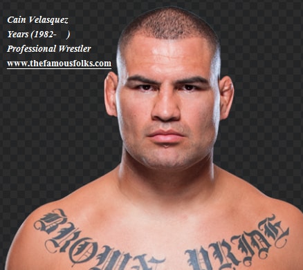 Cain Velasquez Wwe Mma Wrestler Age Height Achievement Family