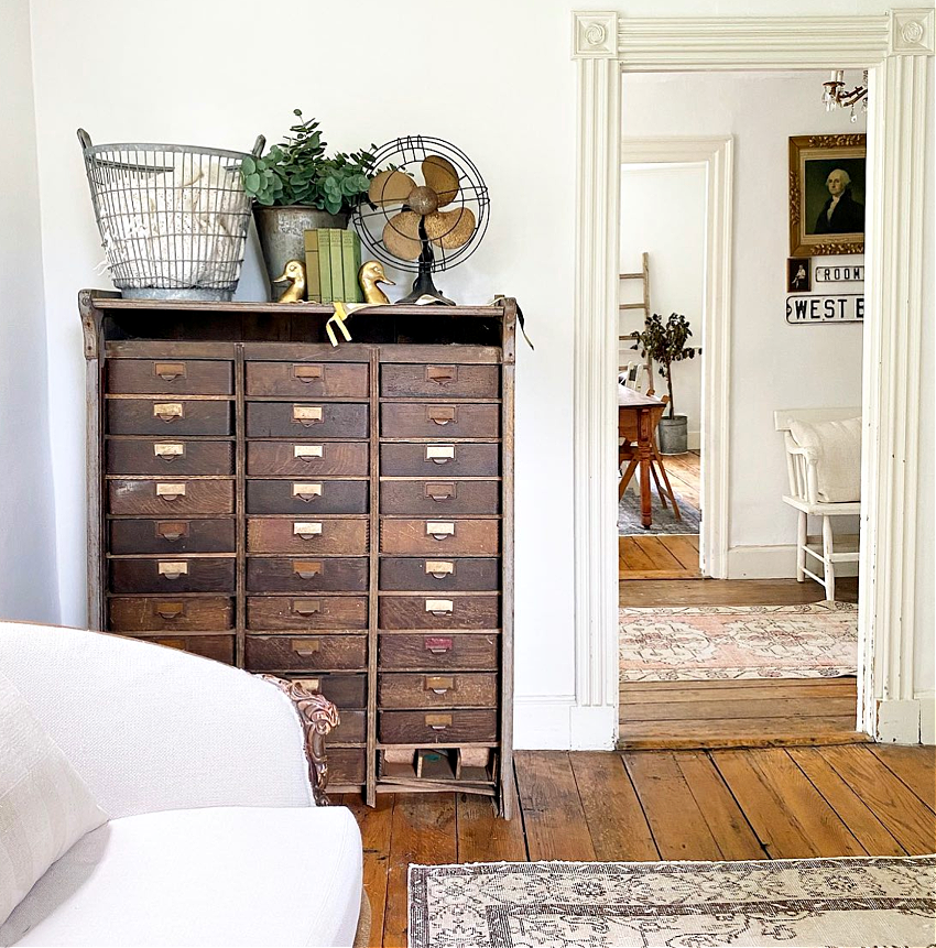 vintage apothecary cabinet