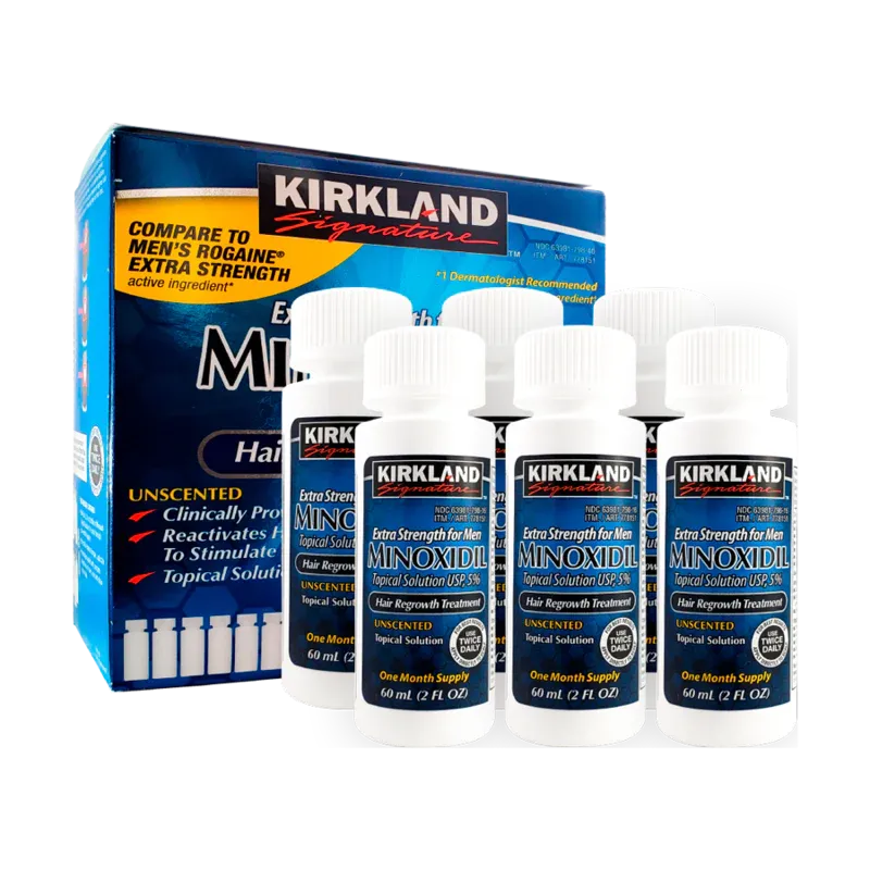 Minoxidil kirkland 5% kit de tratamiento