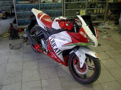  Modifikasi  Motor  Yamaha  Vixion  New 2013  Terbaru Kumpulan  